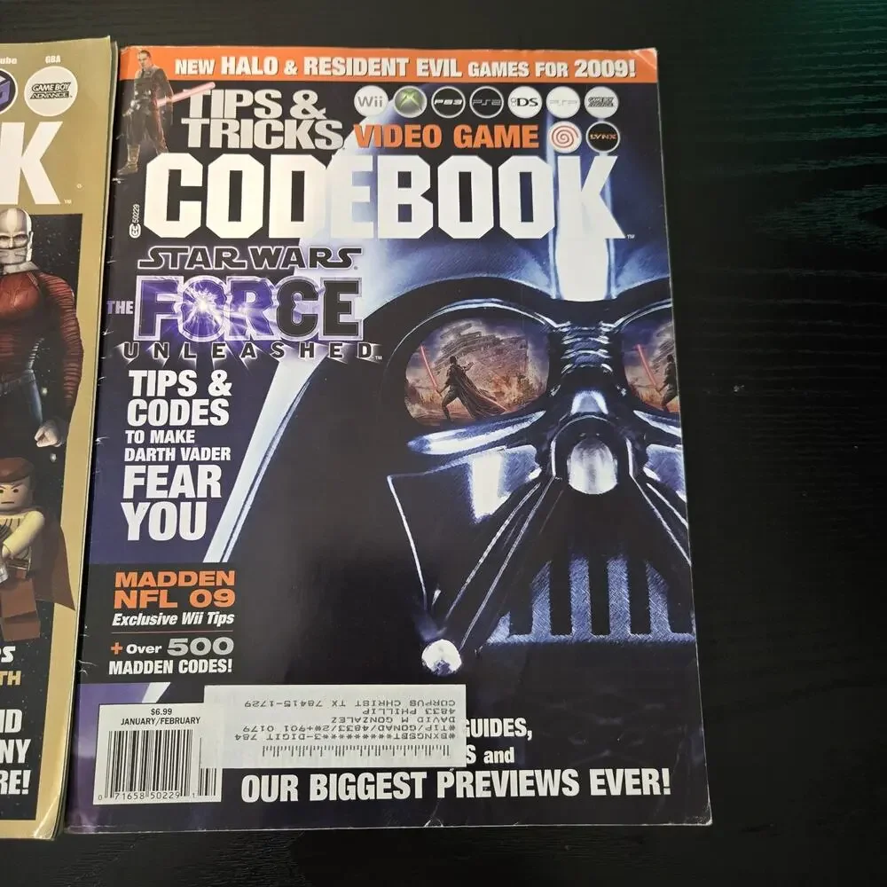 Tips and Tricks Codebook STAR WARS lot of 3
